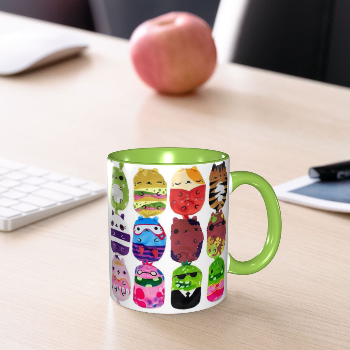 Coffee Vs Tea - Canecas de Cerâmica Engraçadas 