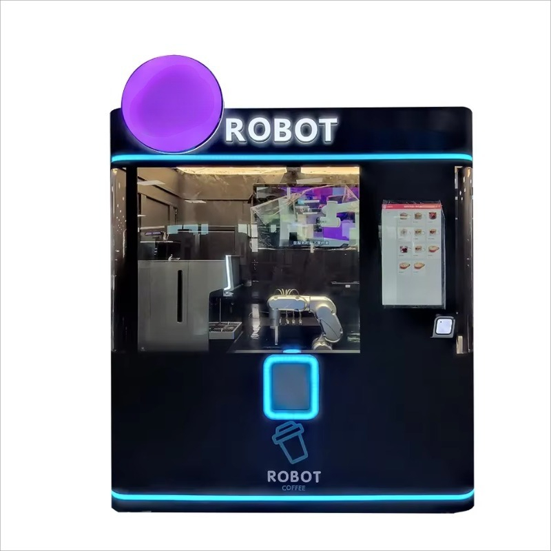 Coffee Tea Vending Machine - Aparência personalizável café barista robótico braço