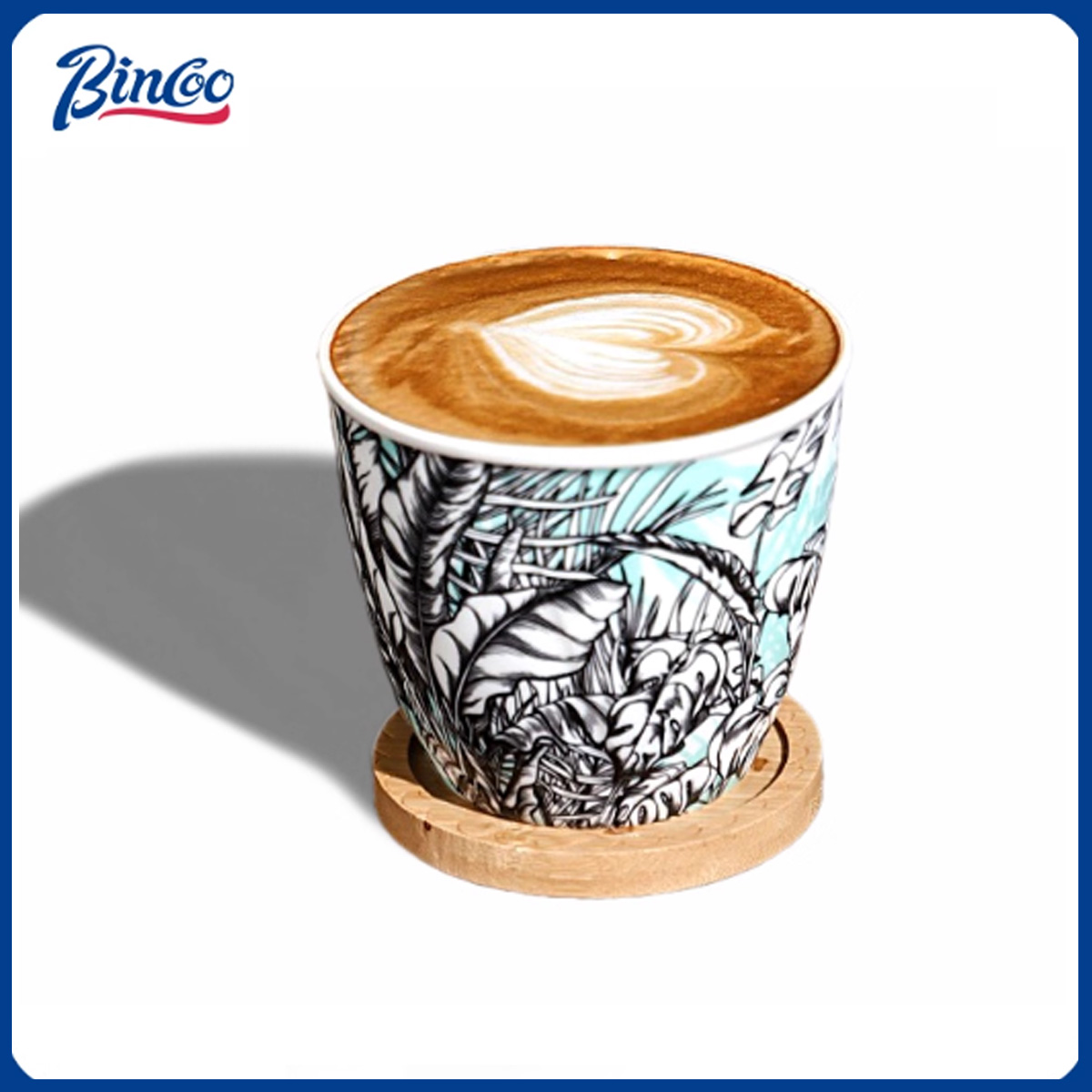 Coffee Tea Flower - Caneca de Café Cerâmica BINCOO, Série
