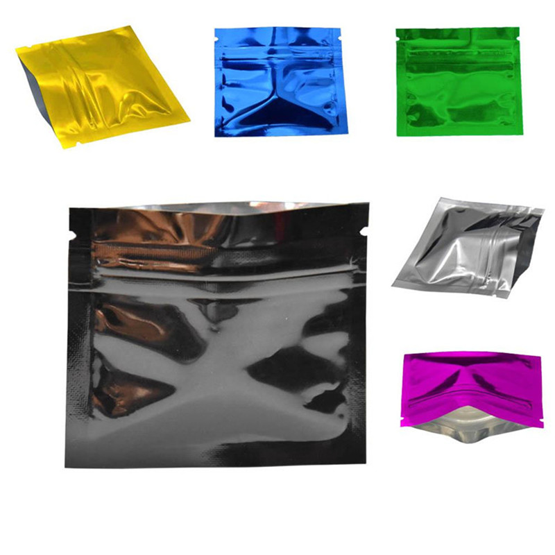 Coffee Tea House - 500PCS Sacos Ziplock de Alumínio Pequenos