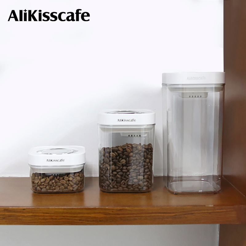 Coffee Tea Containers - Alikisscafe recipiente de armazenamento de grãos