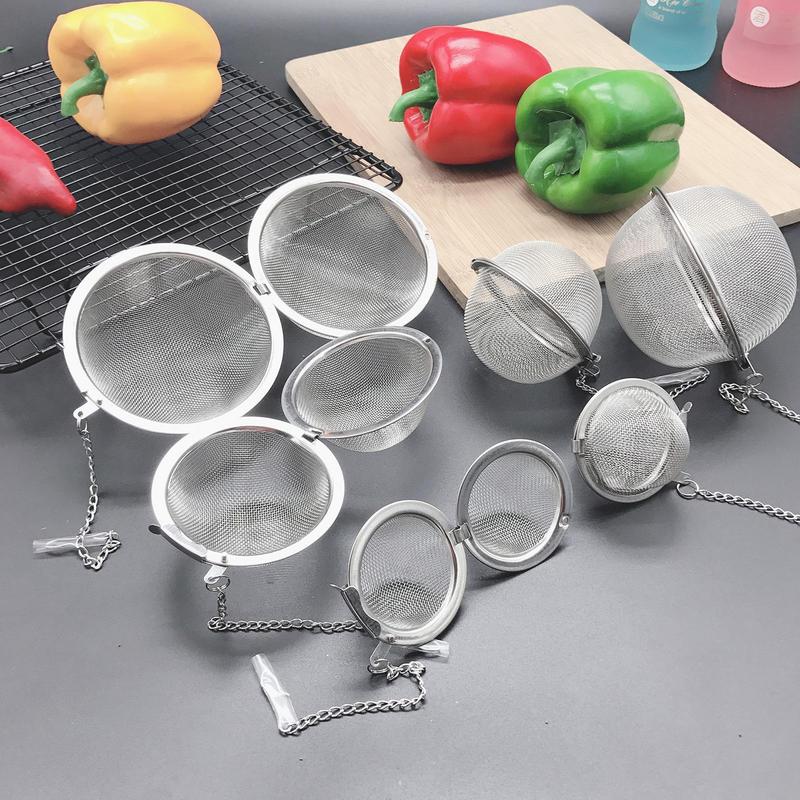 Tea Strainer Mesh - Bola de chá de aço inoxidável