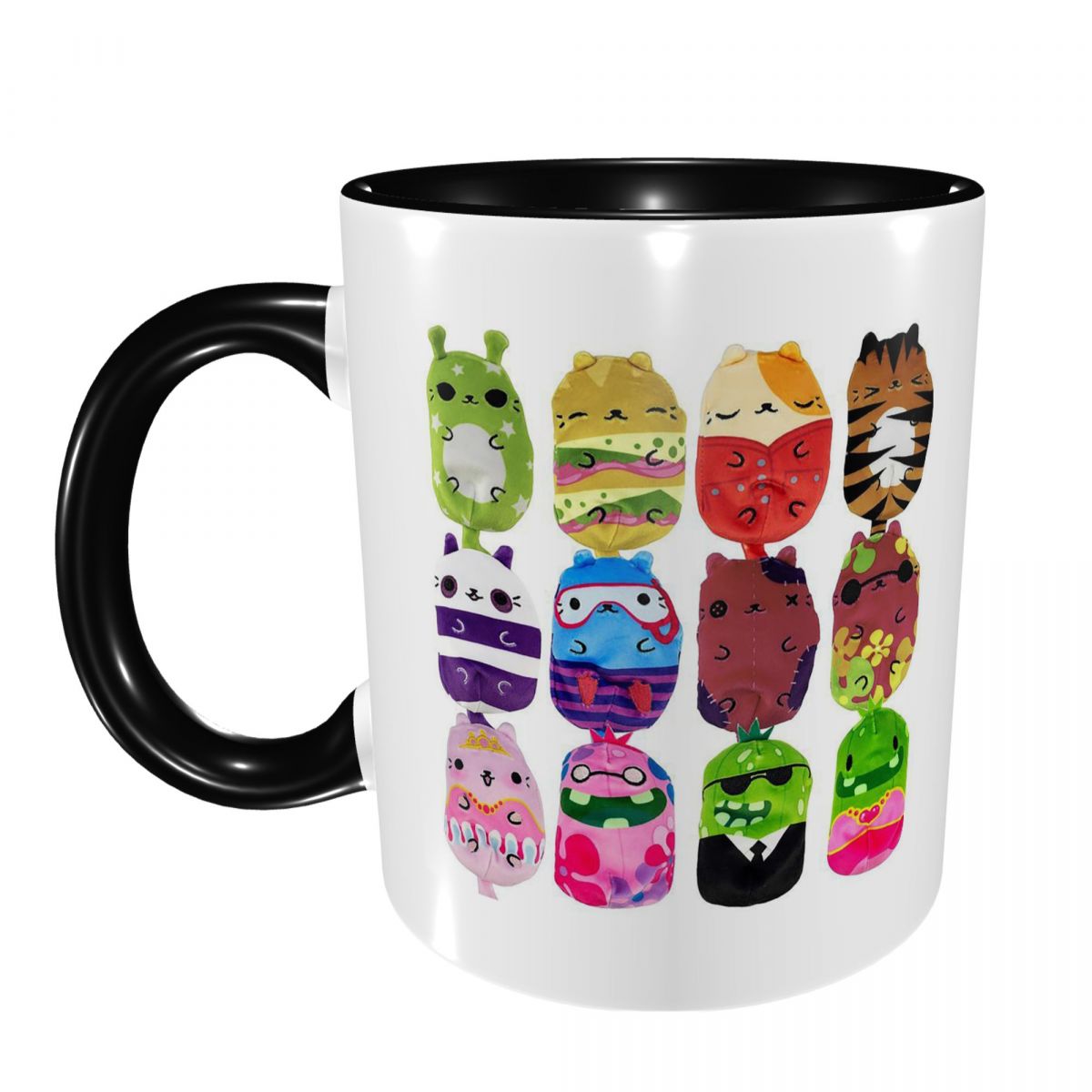 Coffee Vs Tea - Canecas Engraçadas de Cerâmica Cats Vs