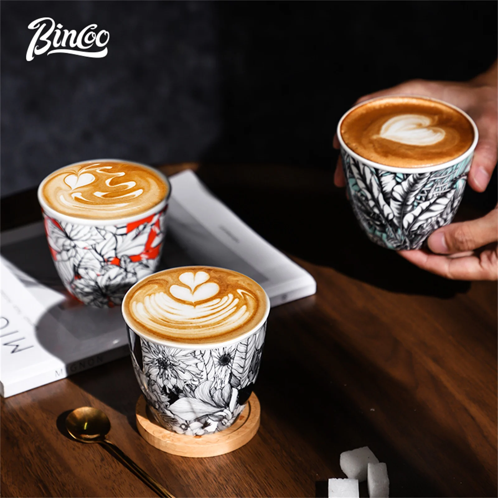 Caneca de Café Cerâmica BINCOO - Coffee Tea Flower avaliação e preço