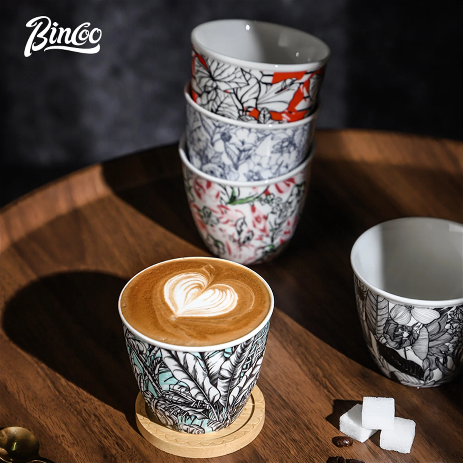 Caneca de Café Cerâmica BINCOO - Coffee Tea Flower avaliação e preço