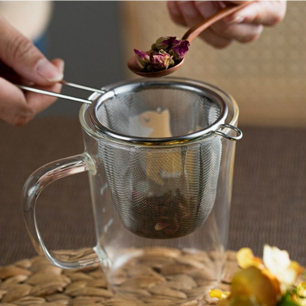 Coador de chá de malha extra f - Tea Strainer Mesh avaliação e preço