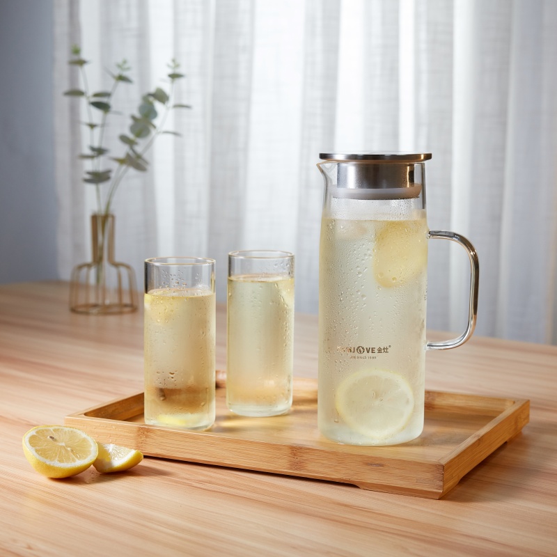 KAMJOVE 1.2L Jarra de Chá de V - Coffee Tea Flower avaliação e preço