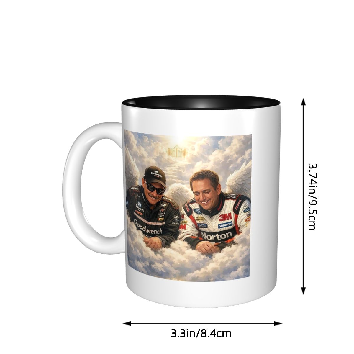 Caneca Engraçada de Cerâmica R - Coffee Vs Tea avaliação e preço