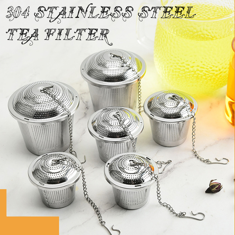 304 filtro de chá de aço inoxi - Tea Strainer Mesh avaliação e preço