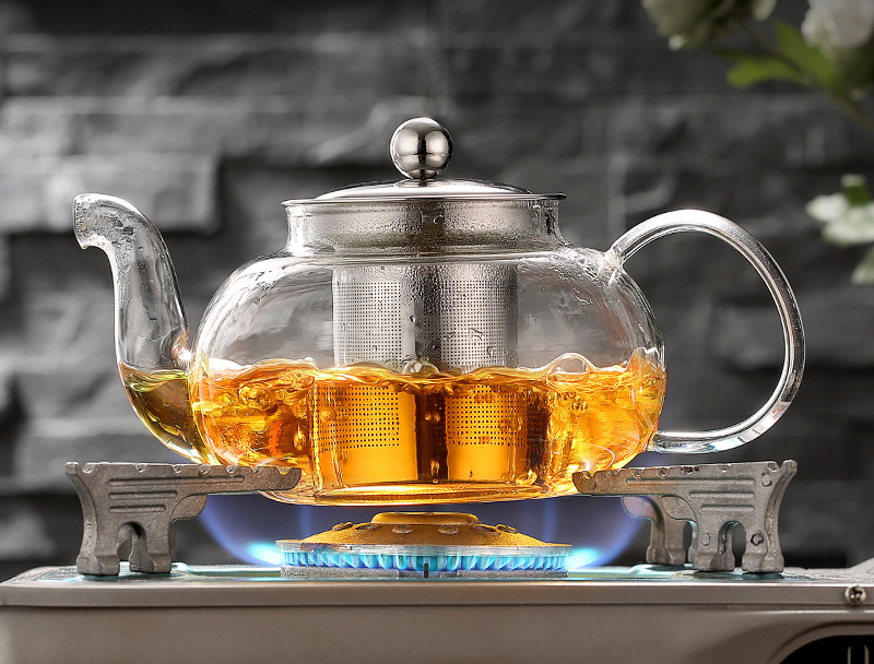 Bule de vidro resistente ao ca - Coffee Tea Flower avaliação e preço
