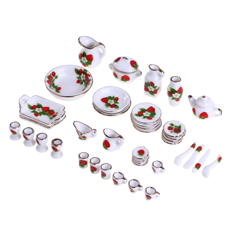 1 conjunto 1:12 casa de boneca - Coffee Tea House avaliação e preço