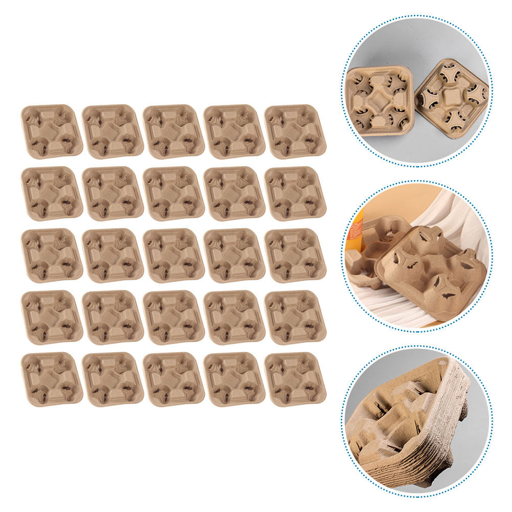 25 Peças Bandeja Porta-Copos d - Coffee Tea Holders avaliação e preço