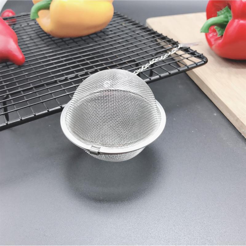 Bola de chá de aço inoxidável  - Tea Strainer Mesh avaliação e preço