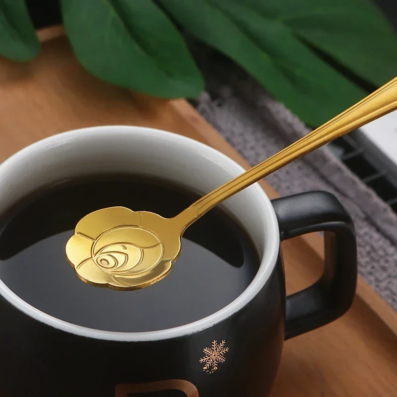 Aço inoxidável cereja rosa flo - Coffee Tea Flower avaliação e preço