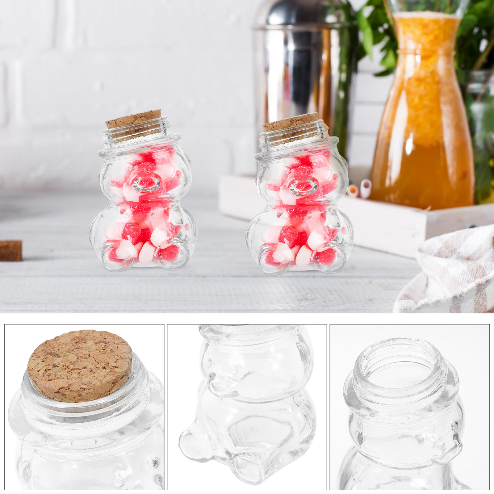 Conjunto de 4 Potes de Vidro T - Coffee Tea Containers avaliação e preço