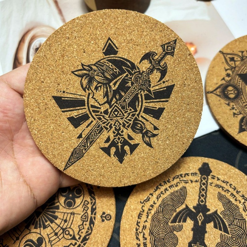 Zelda coaster dos desenhos ani - Coffee Tea Holders avaliação e preço