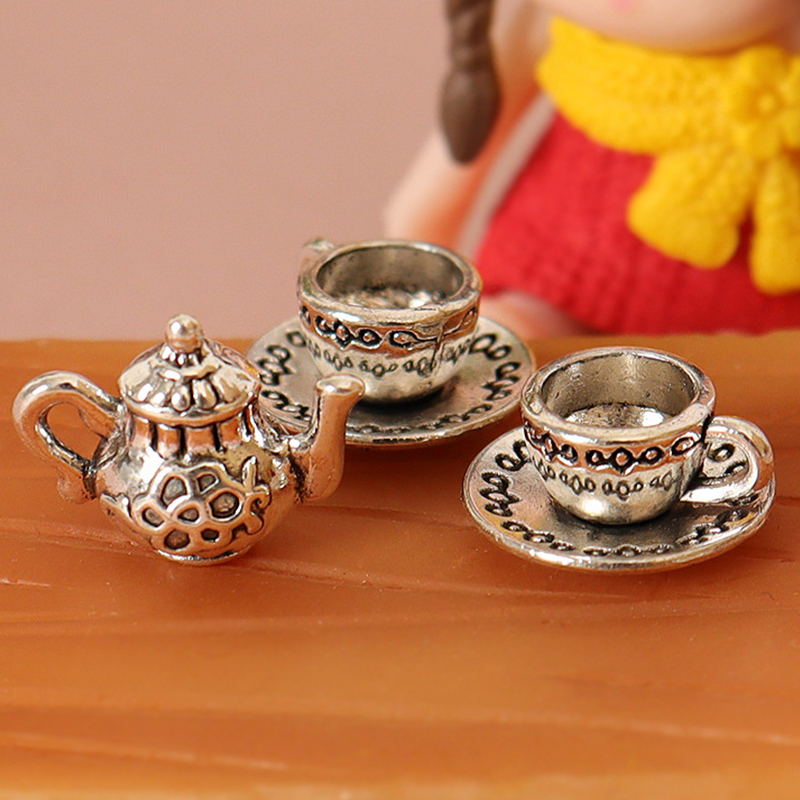Casa de boneca mini metal xíca - Coffee Tea House avaliação e preço