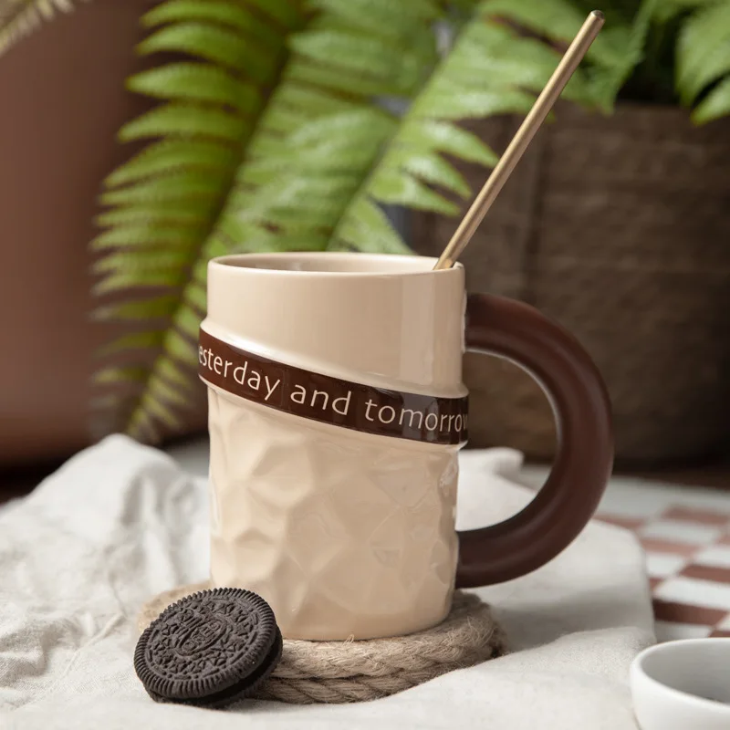 Caneca de cerâmica com padrão  - Coffee Tea Emoji avaliação e preço