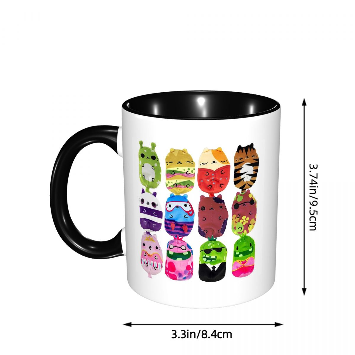 Canecas Engraçadas de Cerâmica - Coffee Vs Tea avaliação e preço